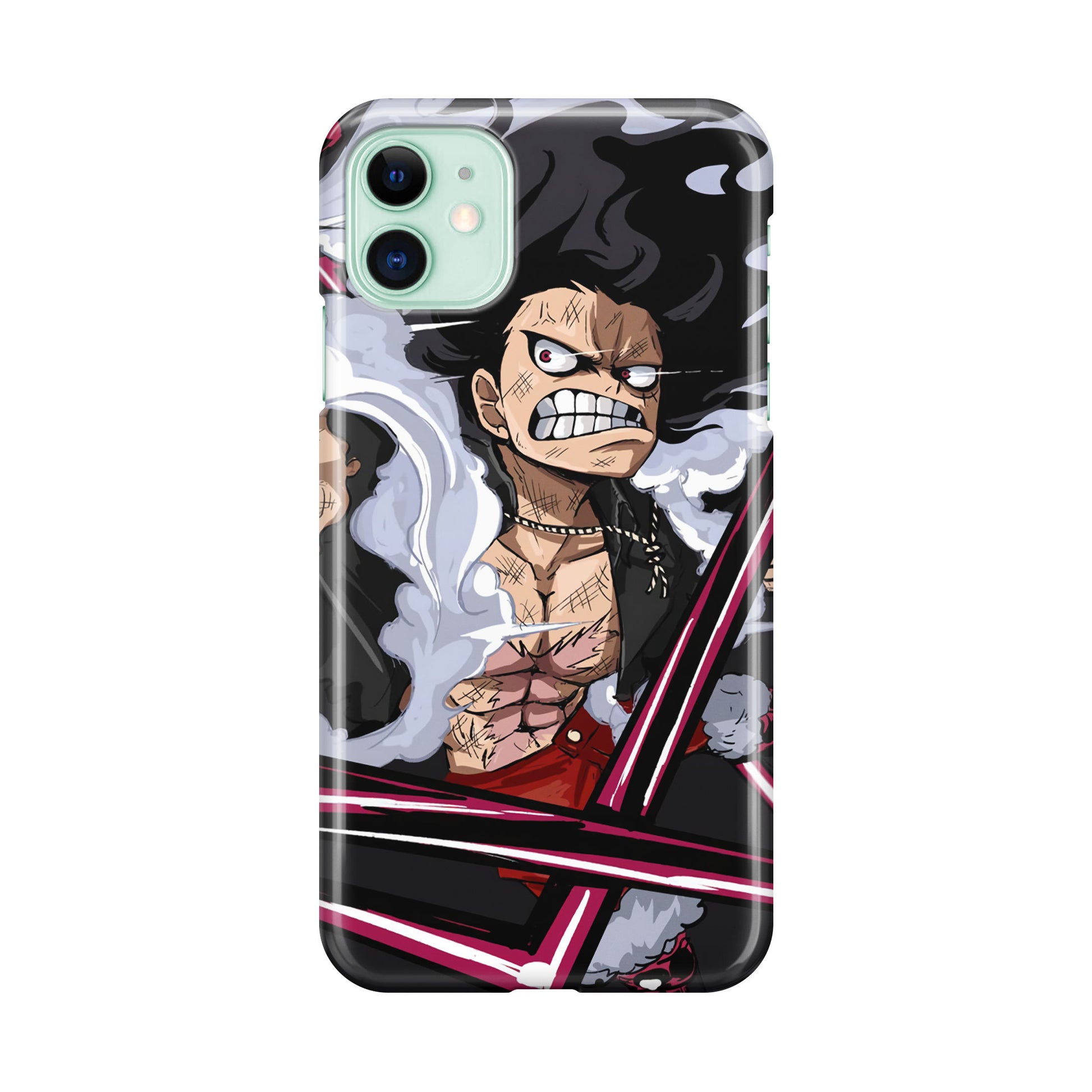 Luffy Snake Man Culverin Art iPhone 11 Case