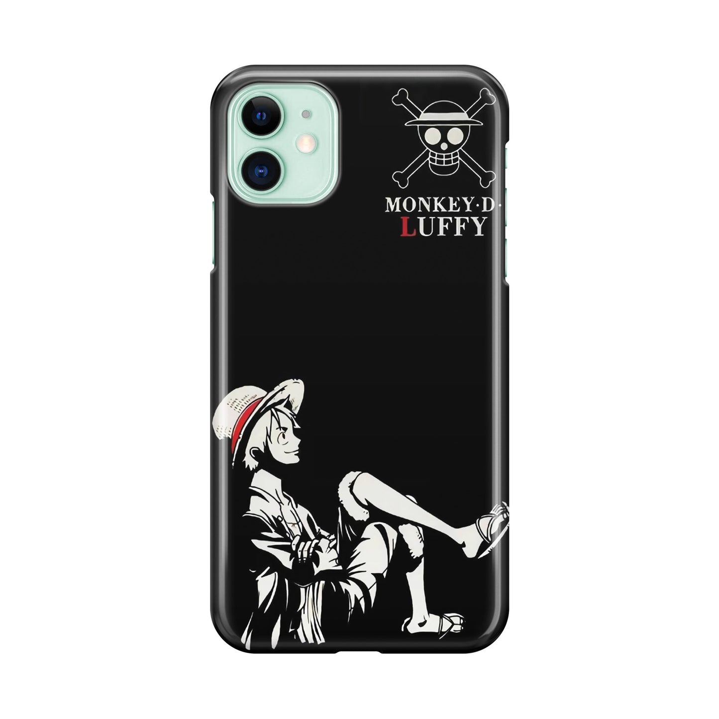 Monkey D Luffy Black And White iPhone 11 Case