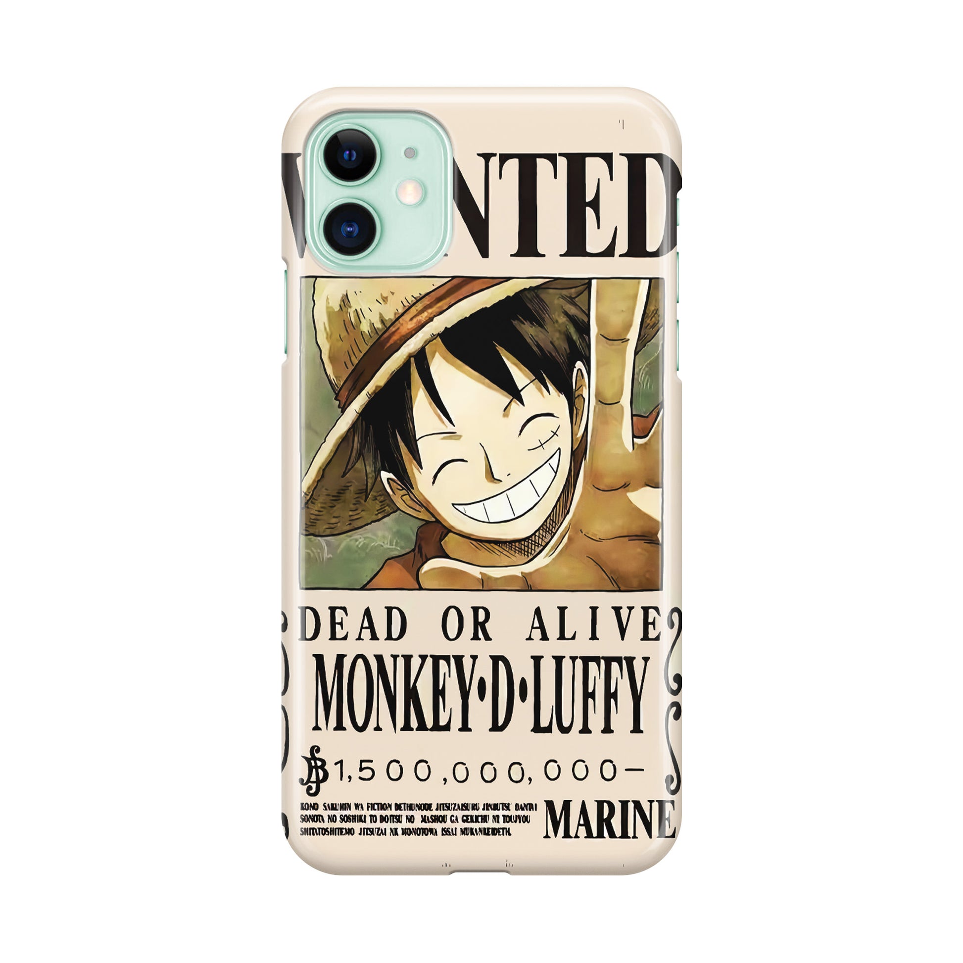 Monkey D Luffy Bounty iPhone 12 mini Case