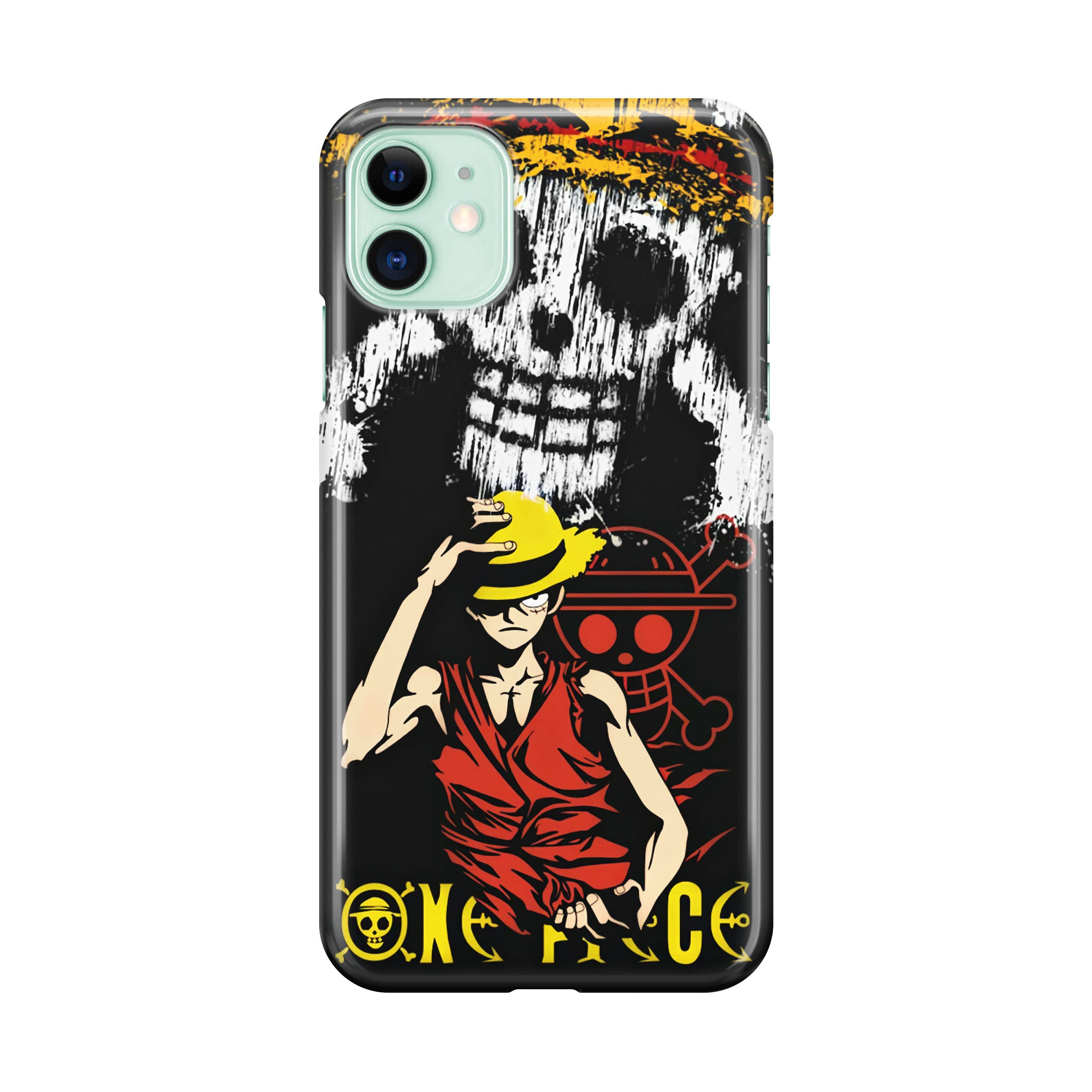 Monkey D Luffy Paint Art iPhone 12 Case