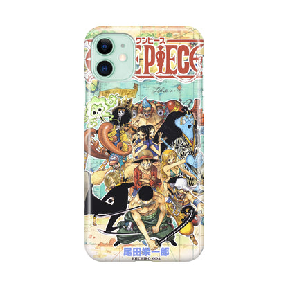 One Piece Comic Straw Hat Pirate iPhone 12 Case