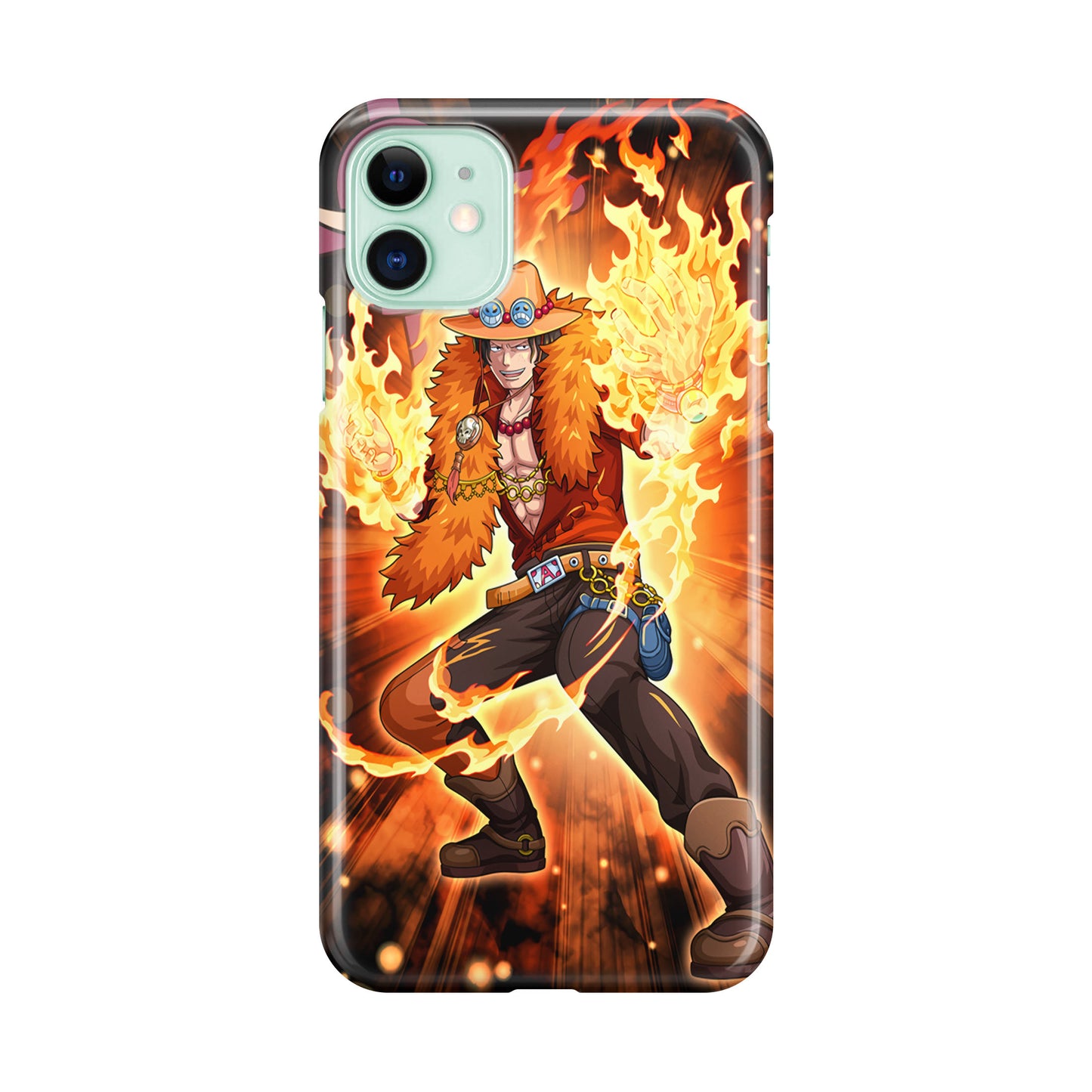 Portgas D Ace Fire Power iPhone 11 Case