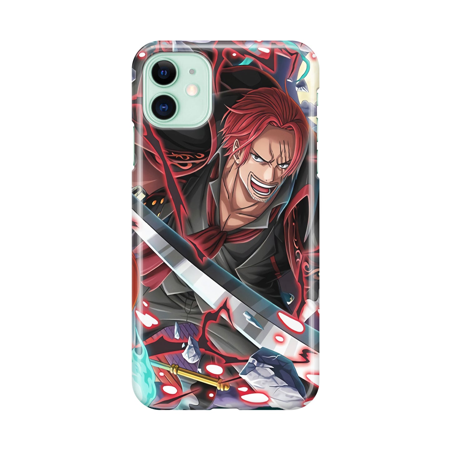 Red Hair Shanks iPhone 12 Case