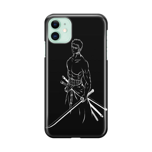 Roronoa Zoro Outlines iPhone 11 Case