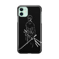 Roronoa Zoro Outlines iPhone 12 mini Case