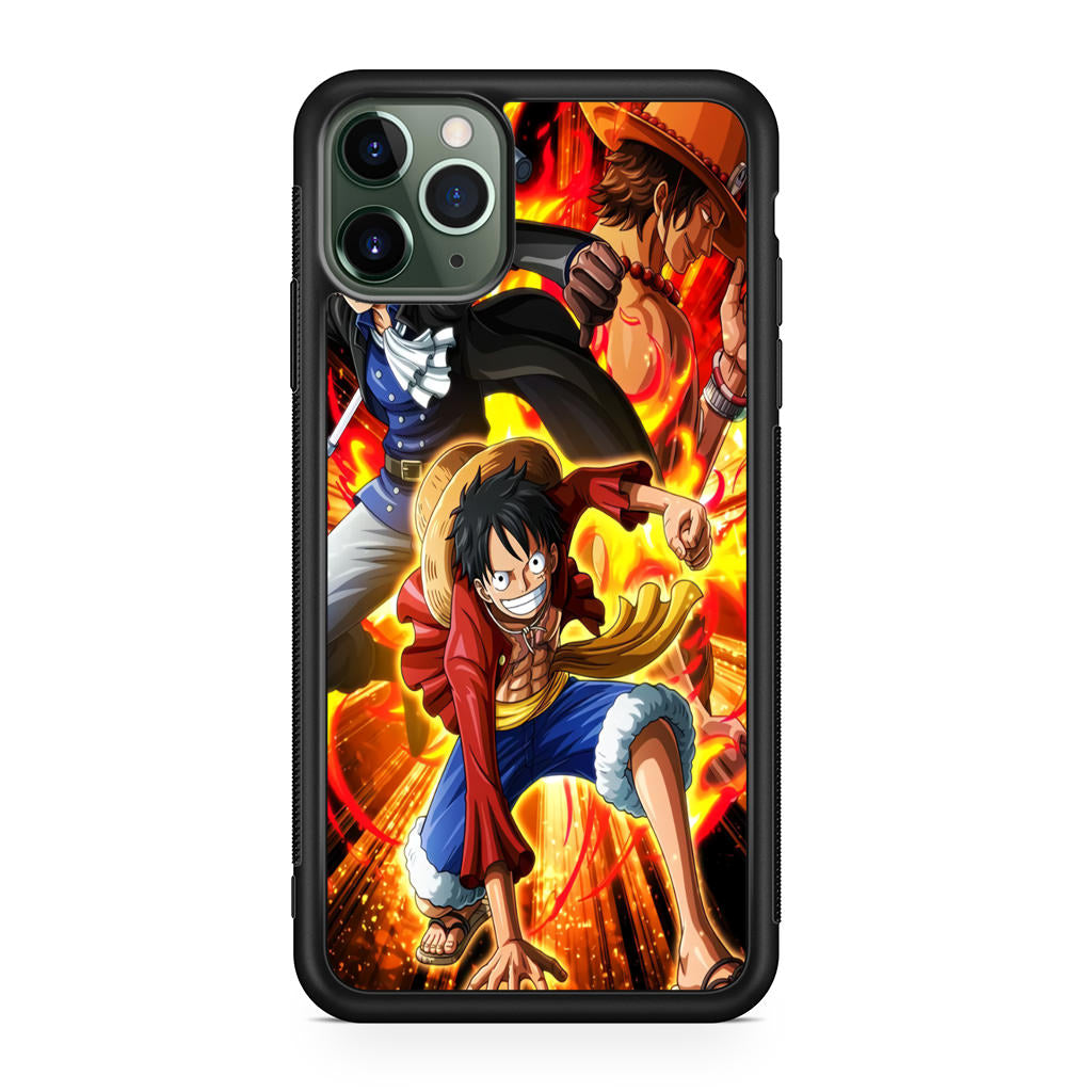 Ace Sabo Luffy Brotherhood iPhone 11 Pro Case