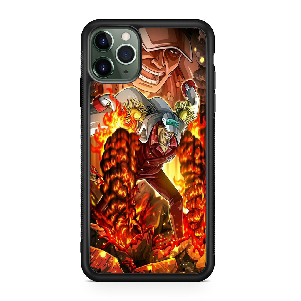 Akainu Exploding Volcano iPhone 11 Pro Max Case