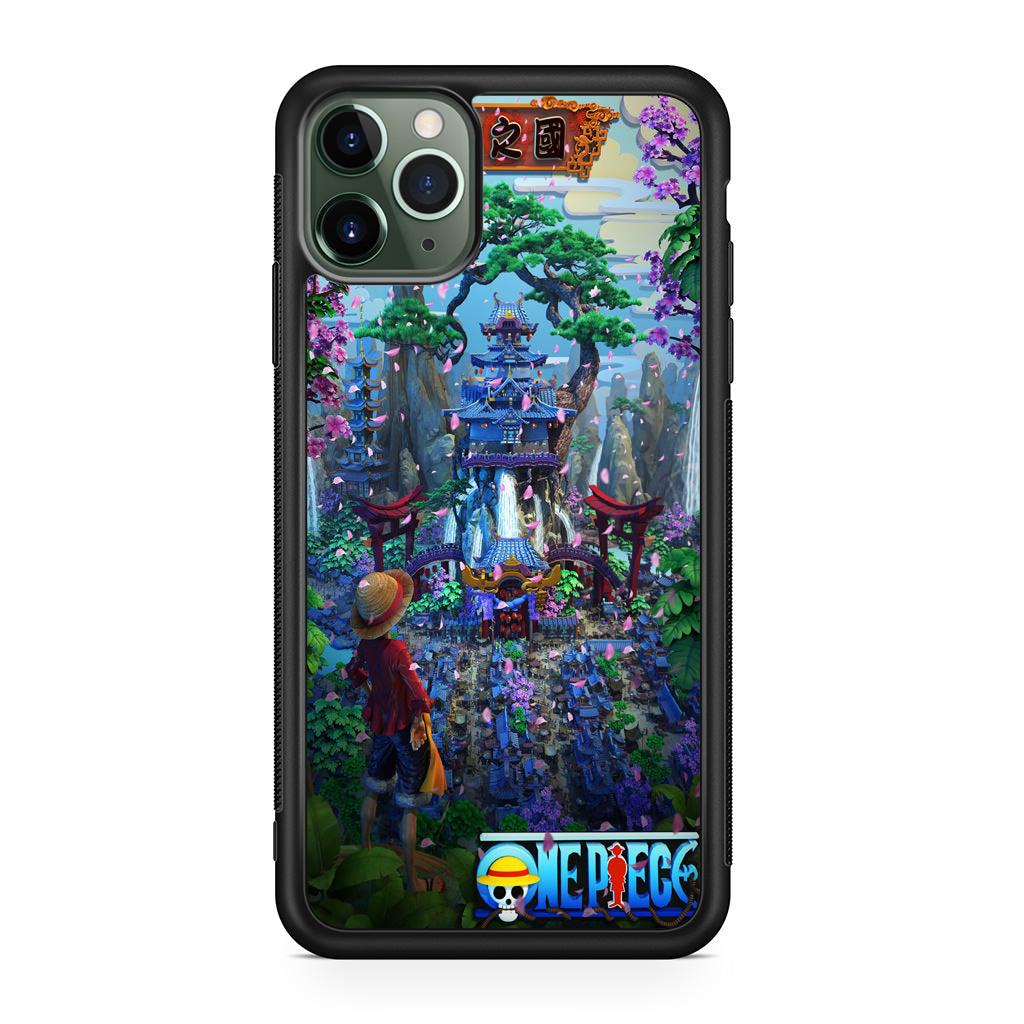 Flower Capital of Wano One Piece iPhone 11 Pro Max Case