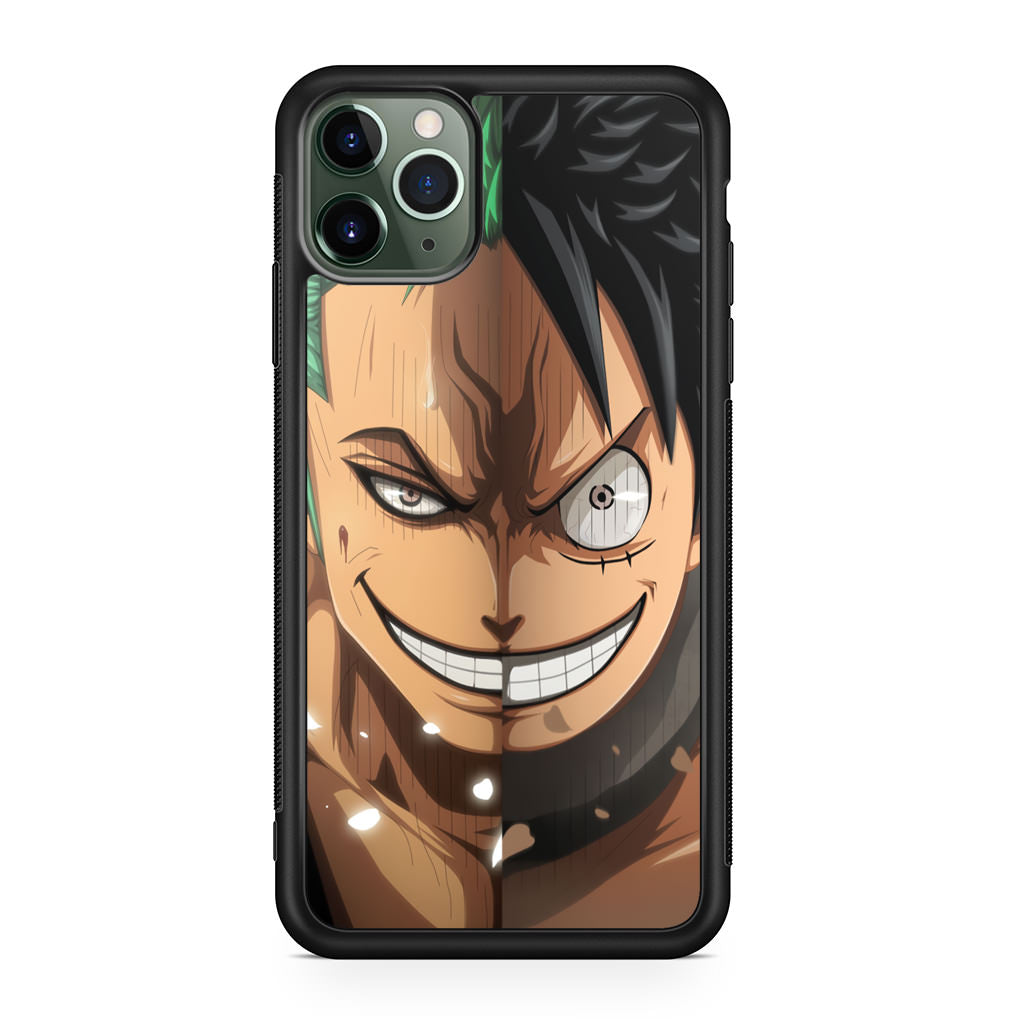 Luffy And Zoro Half Smile iPhone 11 Pro Max Case