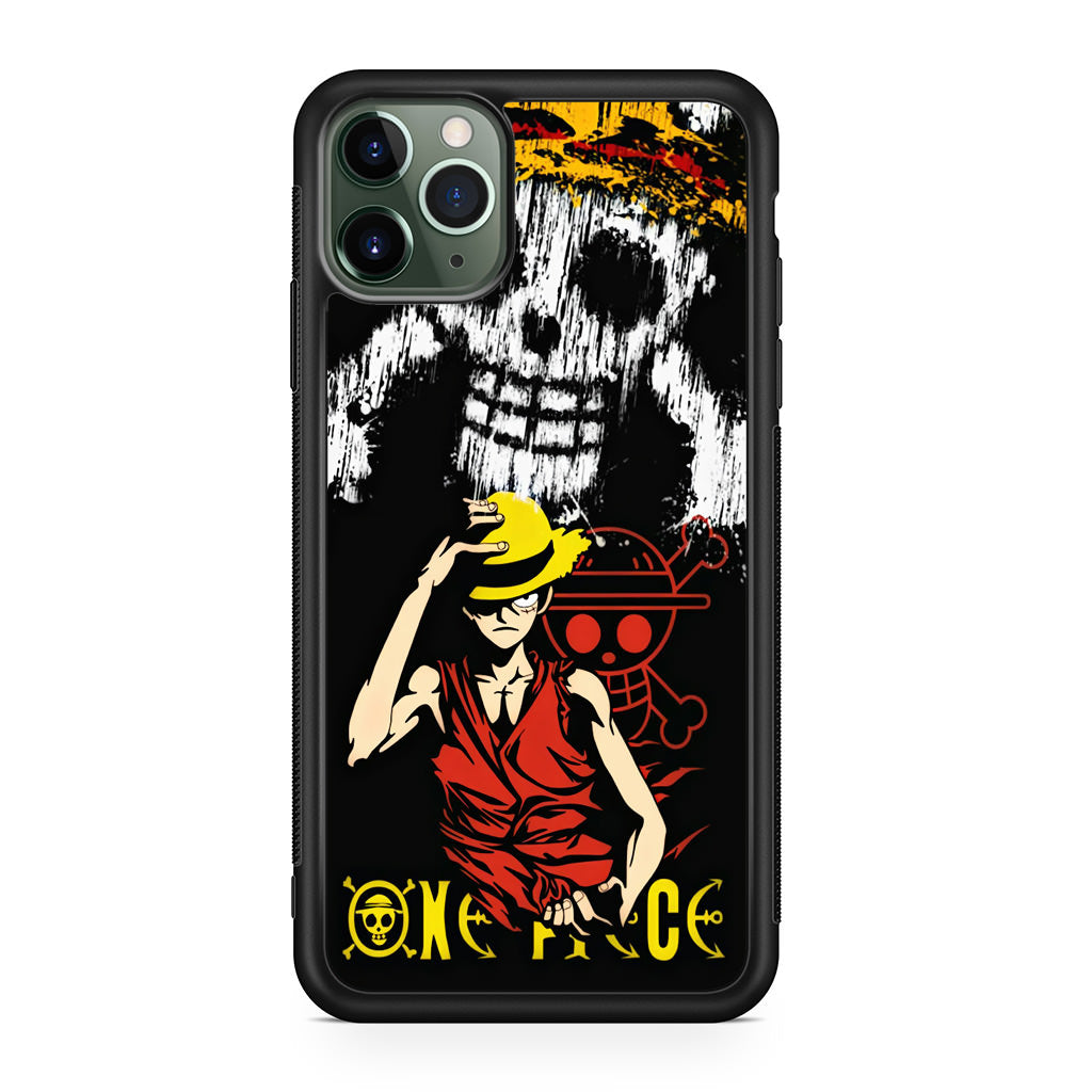 Monkey D Luffy Paint Art iPhone 11 Pro Max Case
