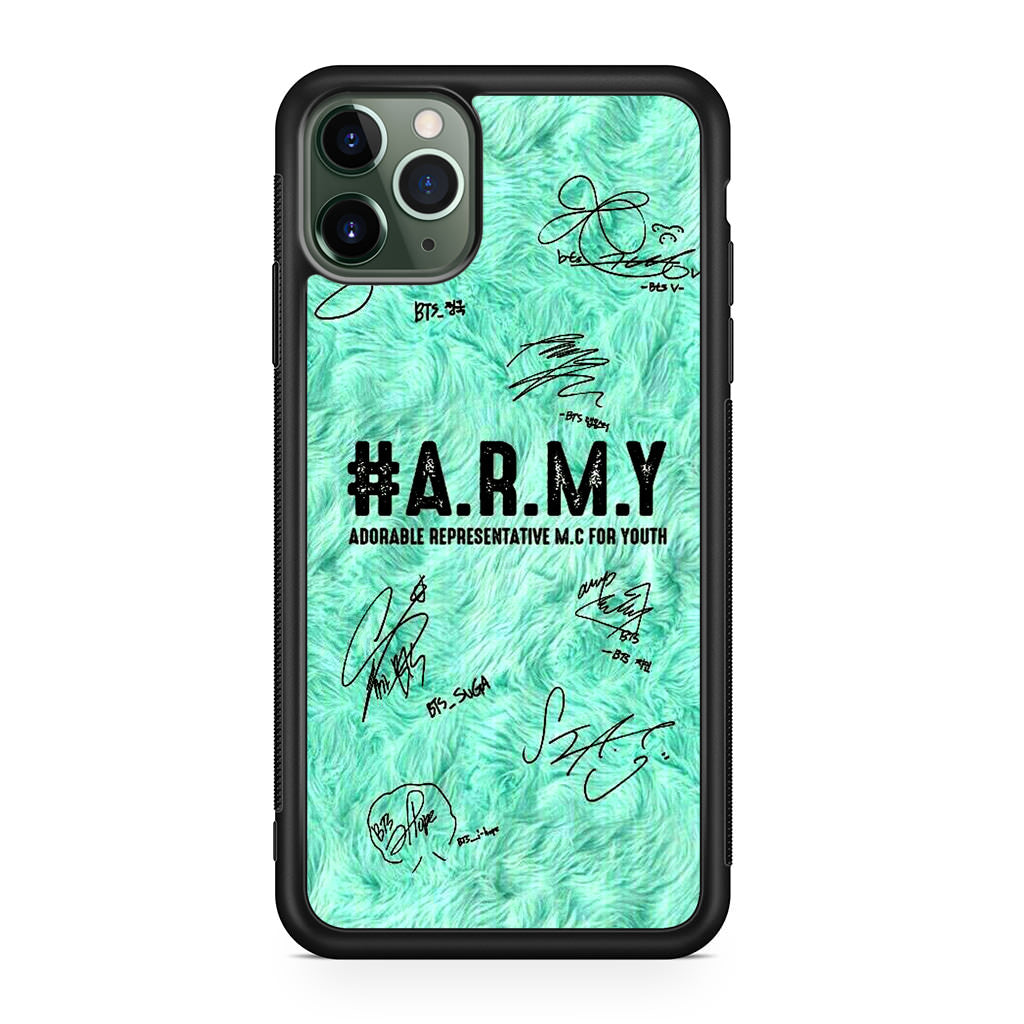 BTS Army Signature iPhone 11 Pro Case