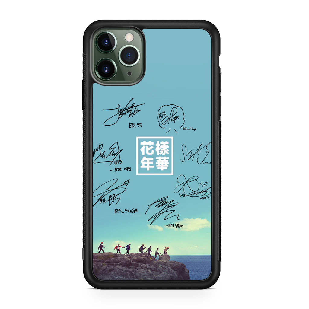 BTS Signature iPhone 11 Pro Case