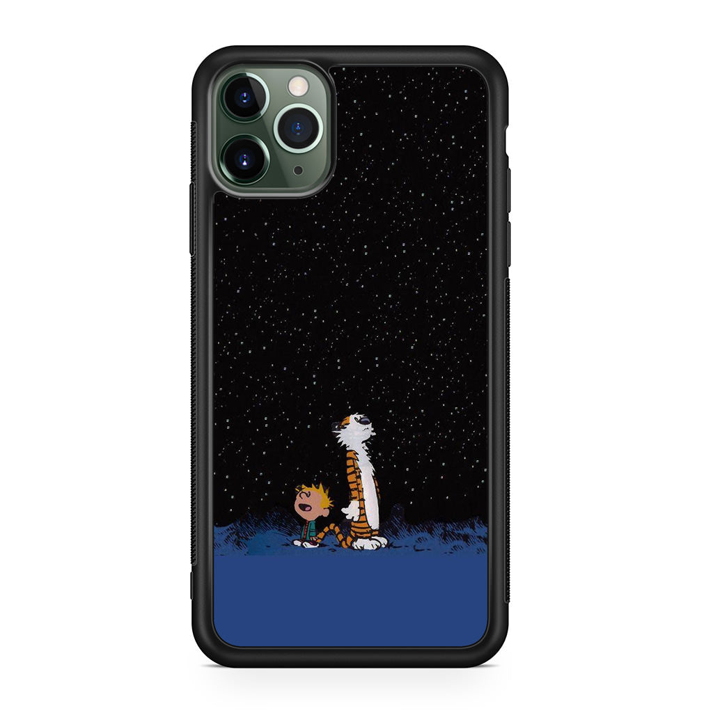 Calvin and Hobbes Space iPhone 11 Pro Case