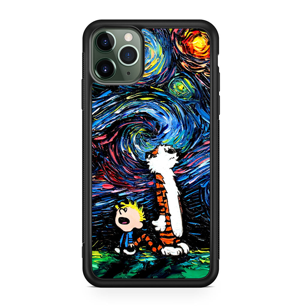 Calvin Art At Starry Night iPhone 11 Pro Case