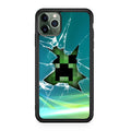 Creeper Glass Broken Green iPhone 11 Pro Max Case