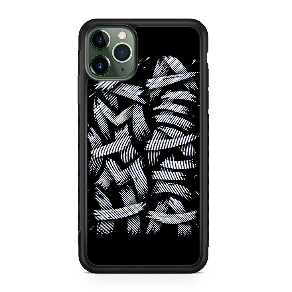 Dragon Ball Kamehameha Font Art iPhone 11 Pro Case