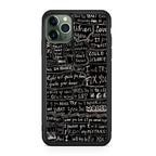 Fix You Lyrics iPhone 11 Pro Case