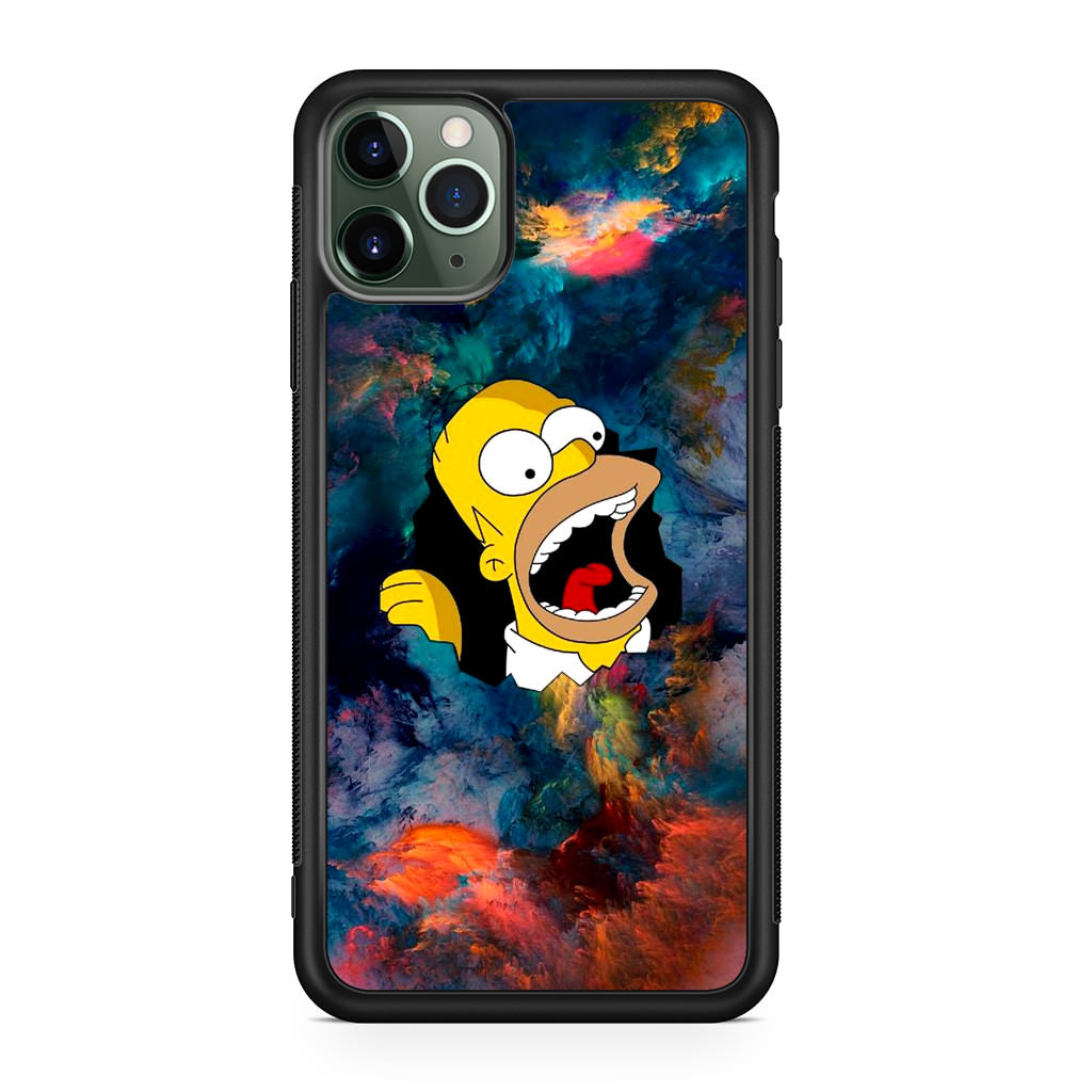 Homer Behind The Black Hole iPhone 11 Pro Case