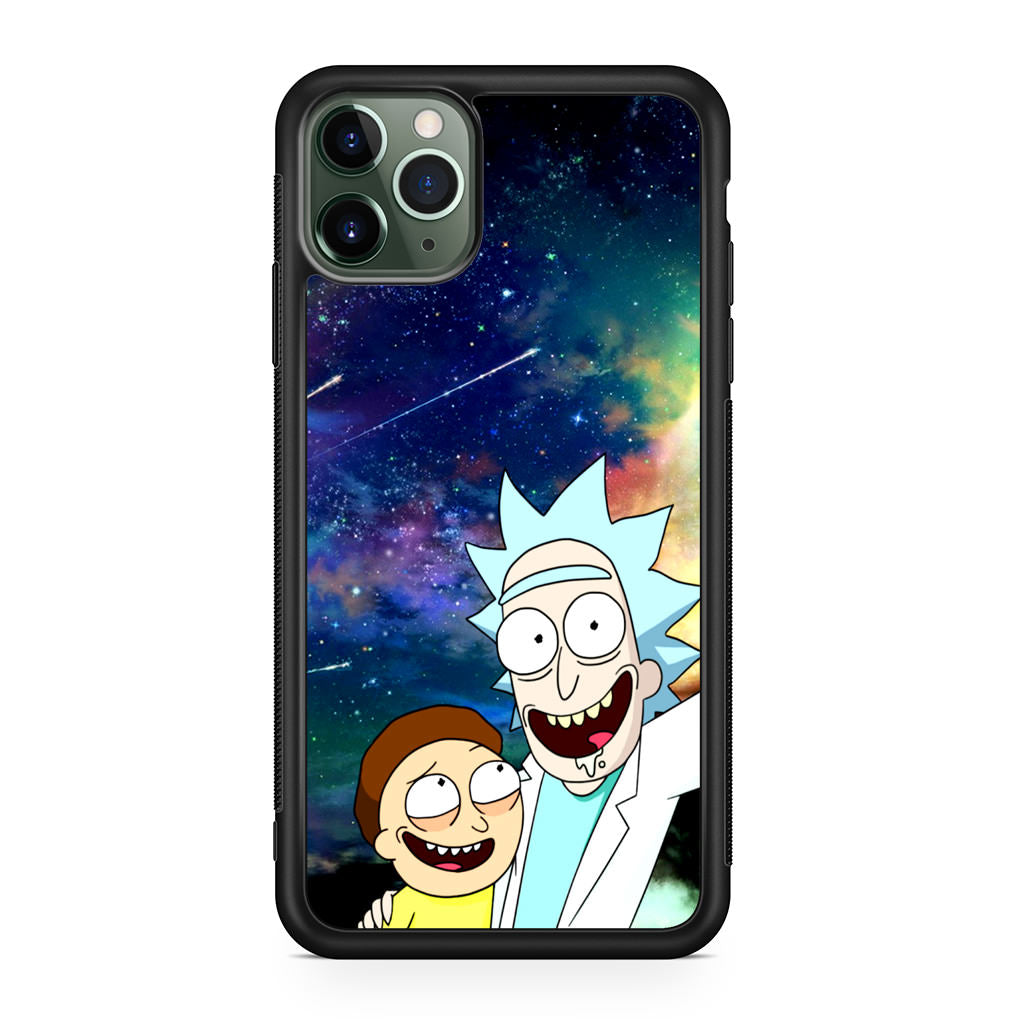 Rick And Morty In The Space iPhone 11 Pro Case