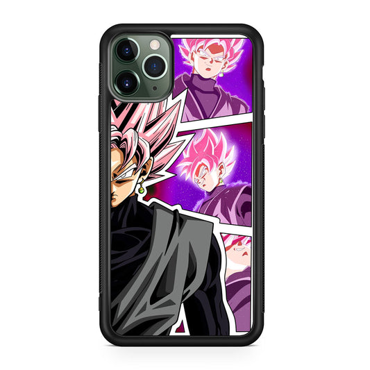 Super Goku Black Rose Collage iPhone 11 Pro Case