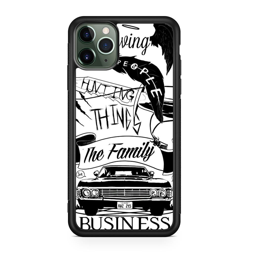 Supernatural Family Business Saving People iPhone 11 Pro Case