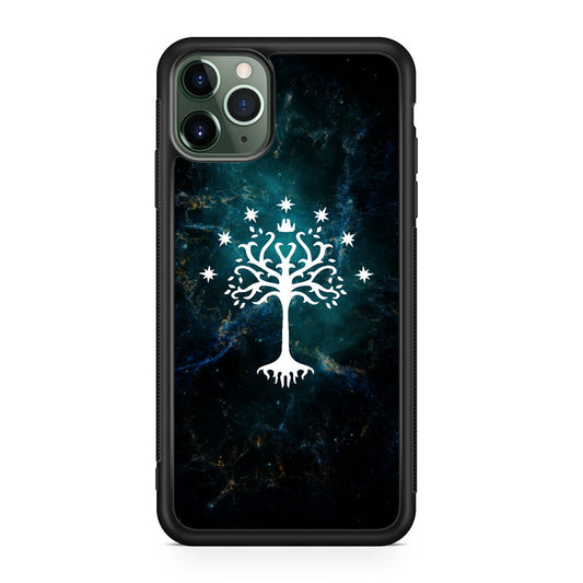White Tree Of Gondor In Space Nebula iPhone 11 Pro Case