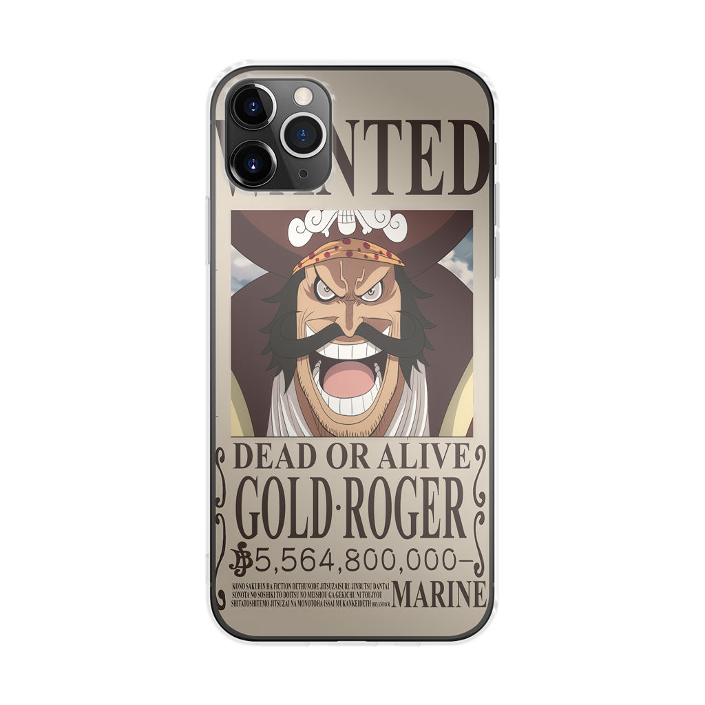 Gold Roger Bounty iPhone 11 Pro Case