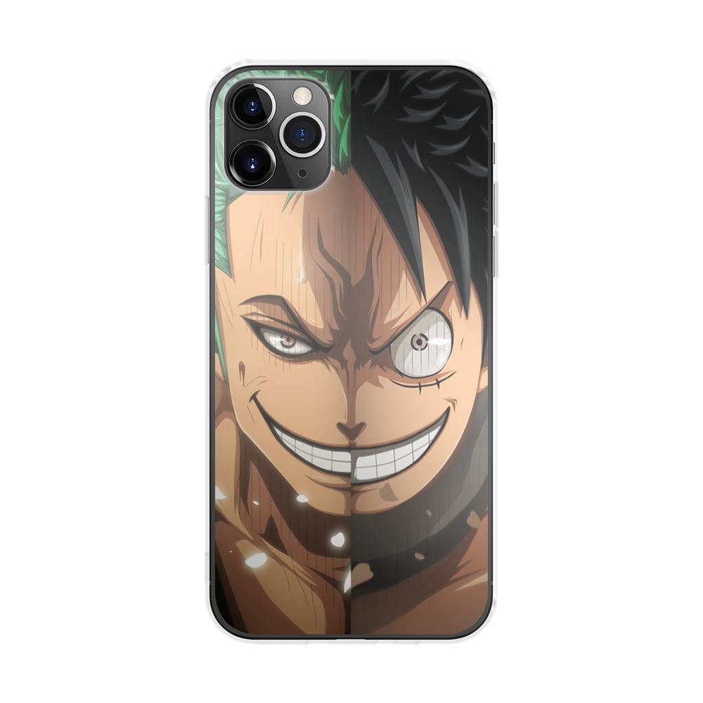Luffy And Zoro Half Smile iPhone 11 Pro Max Case