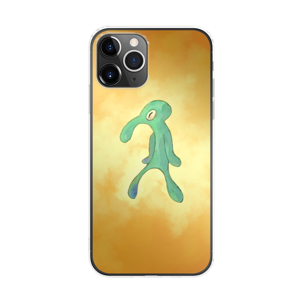 Bold and Brash Squidward Painting iPhone 11 Pro Max Case