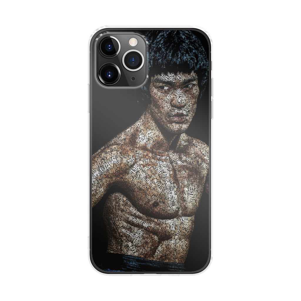 Bruce Lee Typograph iPhone 11 Pro Case