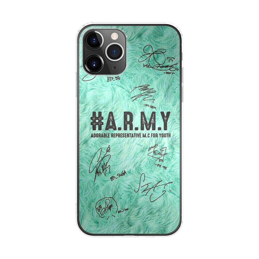 BTS Army Signature iPhone 11 Pro Case