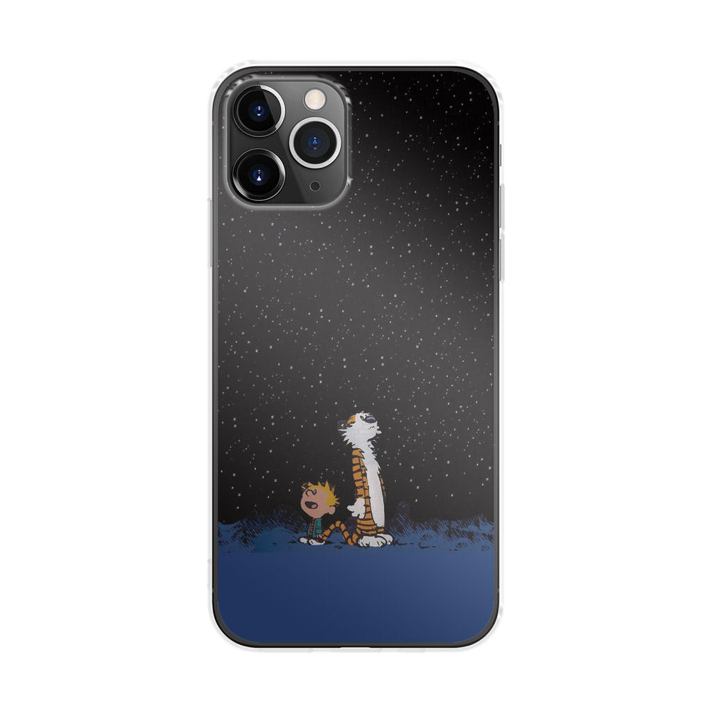 Calvin and Hobbes Space iPhone 11 Pro Case