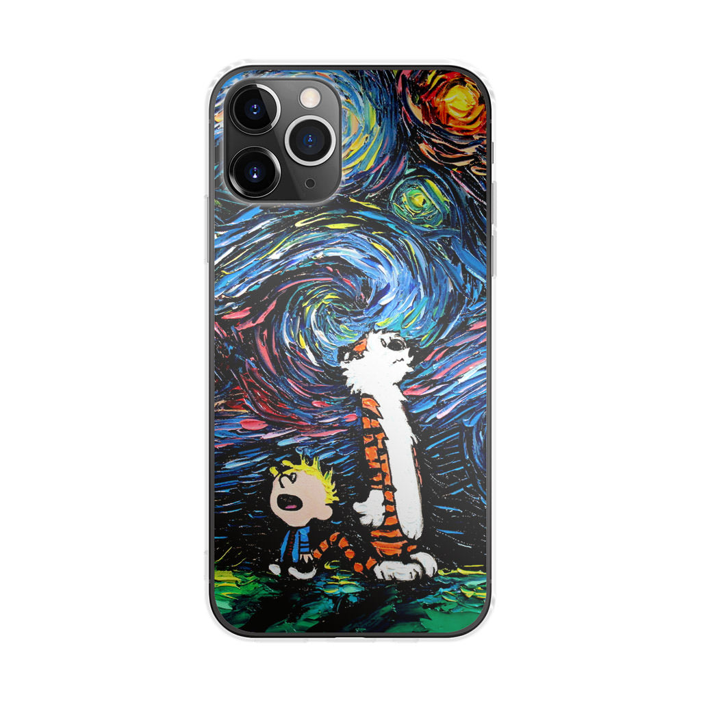 Calvin Art At Starry Night iPhone 11 Pro Case