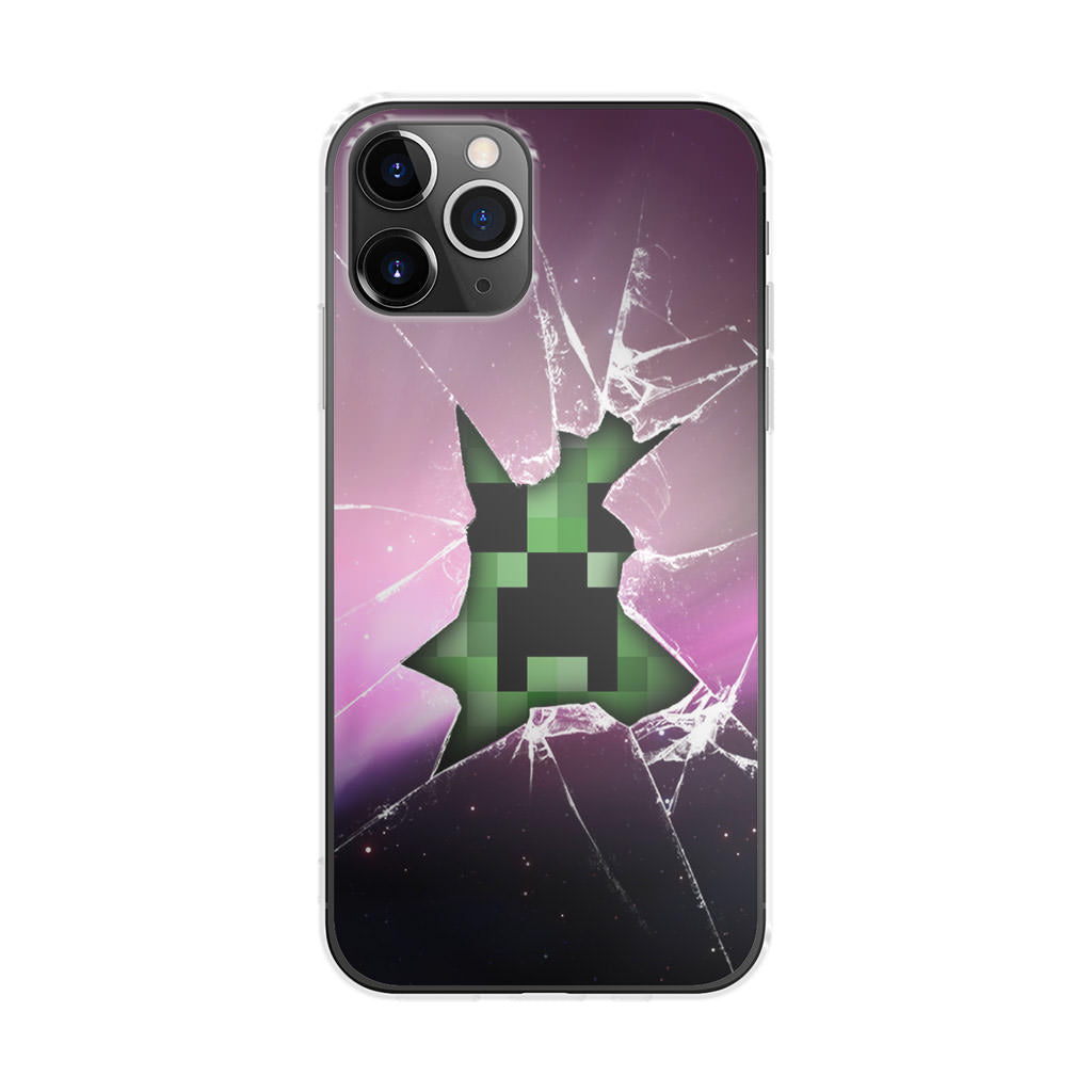 Creeper Glass Broken Violet iPhone 11 Pro Case