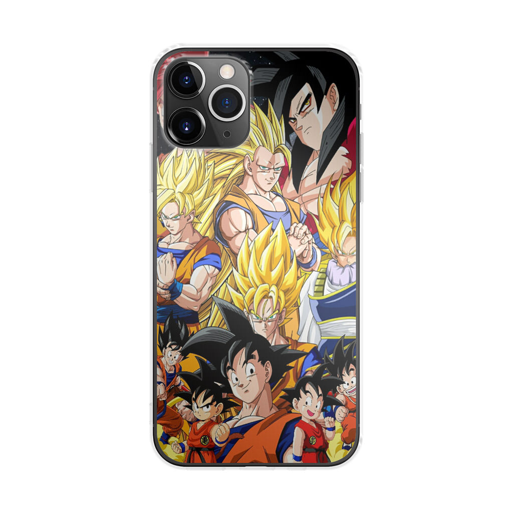 Dragon Ball Z Son Goku Transformation iPhone 11 Pro Case