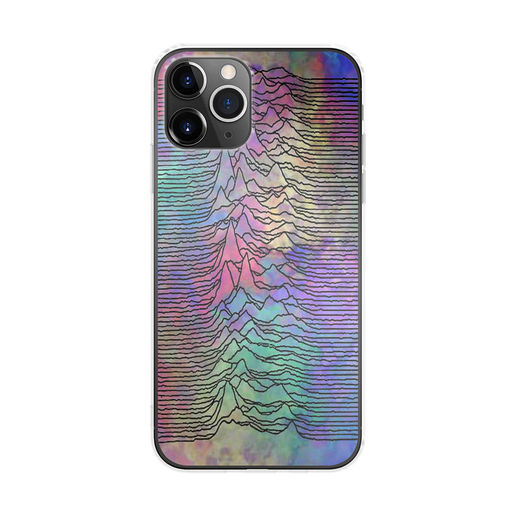 Joy Division Unknown Pleasures Colorful iPhone 11 Pro Case
