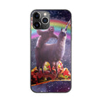 LLama And Sloth On Space iPhone 11 Pro Case