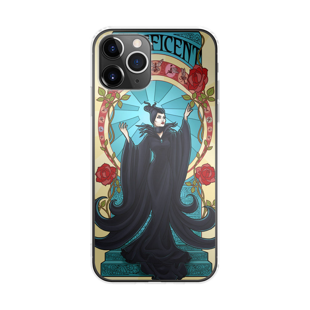 Maleficent With Flower iPhone 11 Pro Case