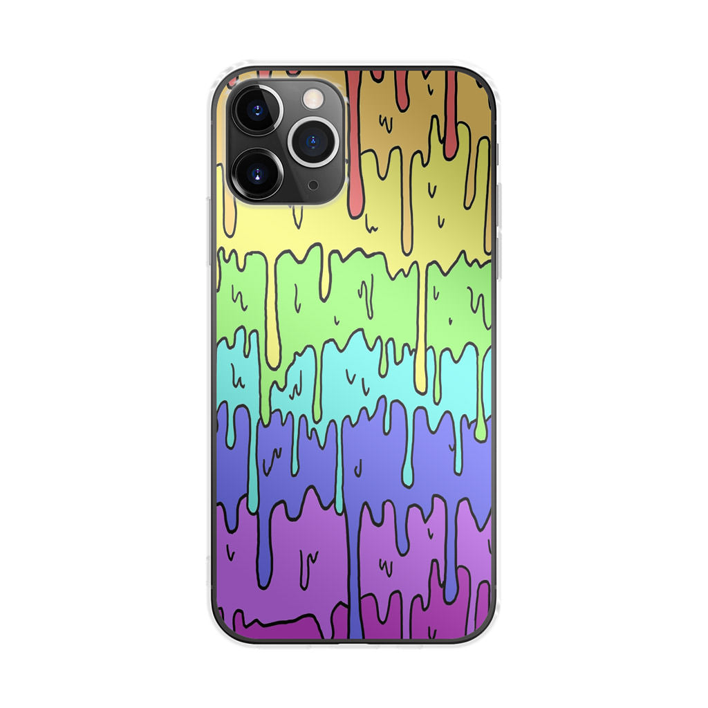Pastel Kawaii Melting Rainbow iPhone 11 Pro Case