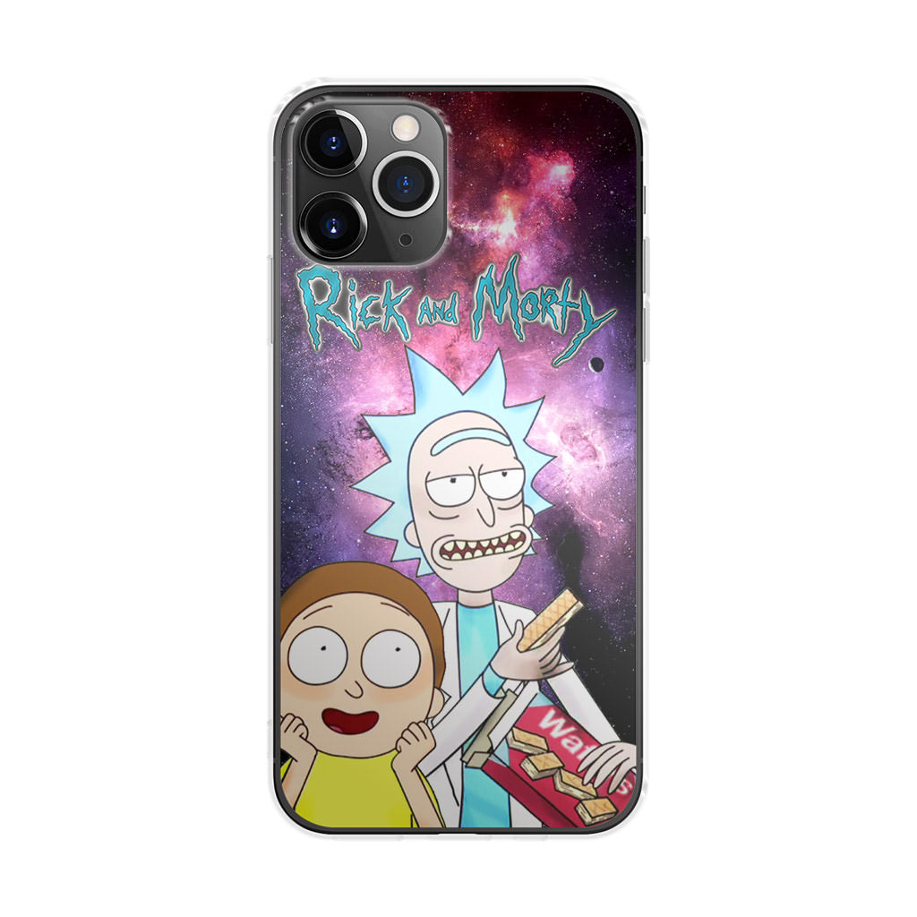 Rick And Morty Nebula Space iPhone 11 Pro Case