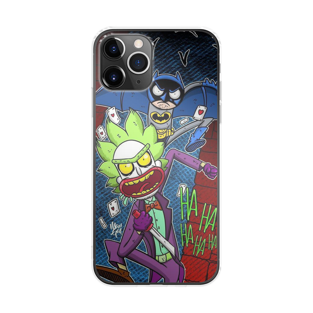 Rick And Morty Bat And Joker Clown iPhone 11 Pro Case