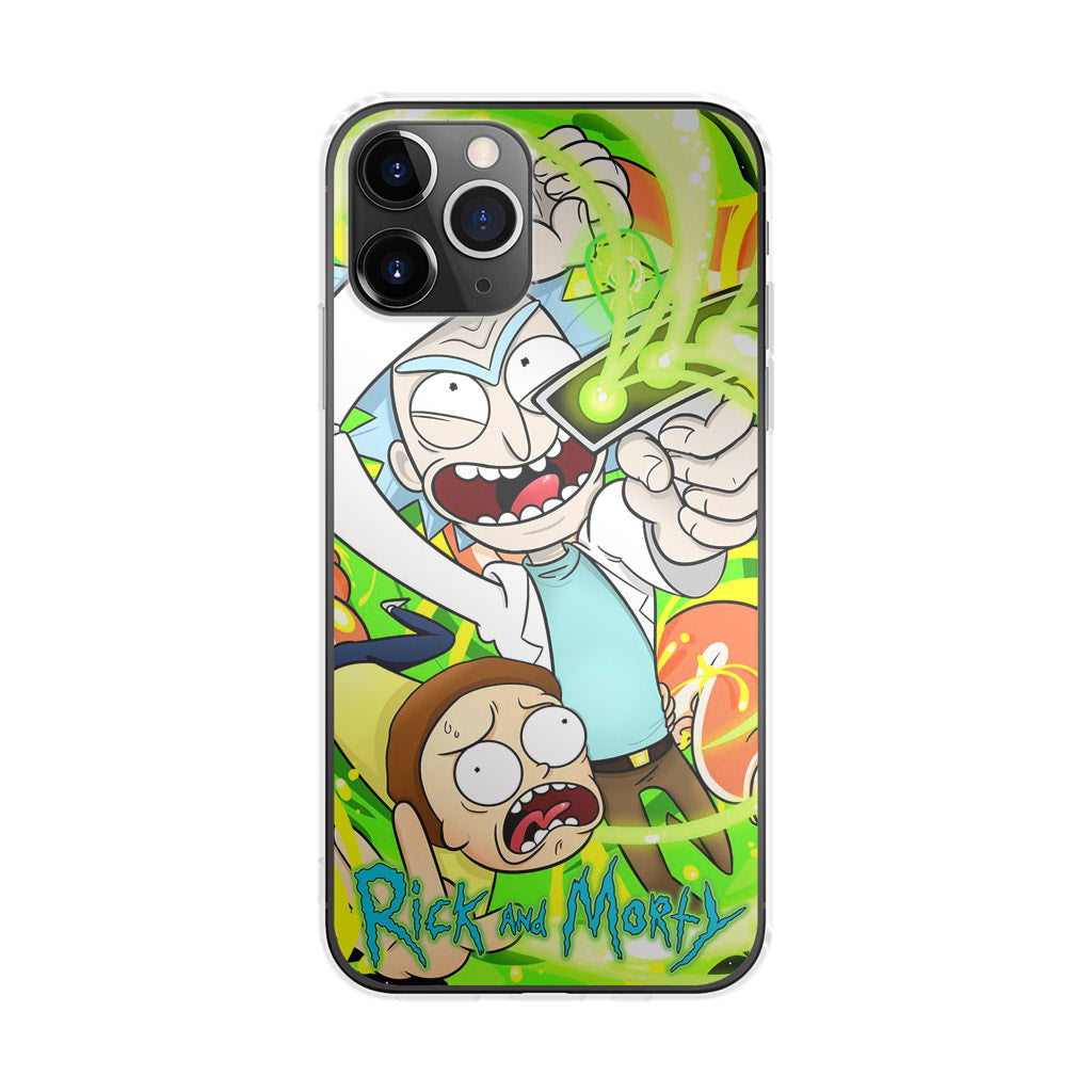 Rick And Morty Shoot Portal Gun iPhone 11 Pro Max Case