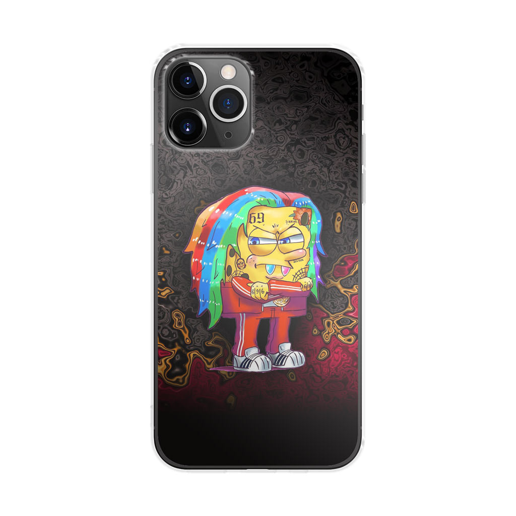 Sponge Hypebeast 69 Mode iPhone 11 Pro Case