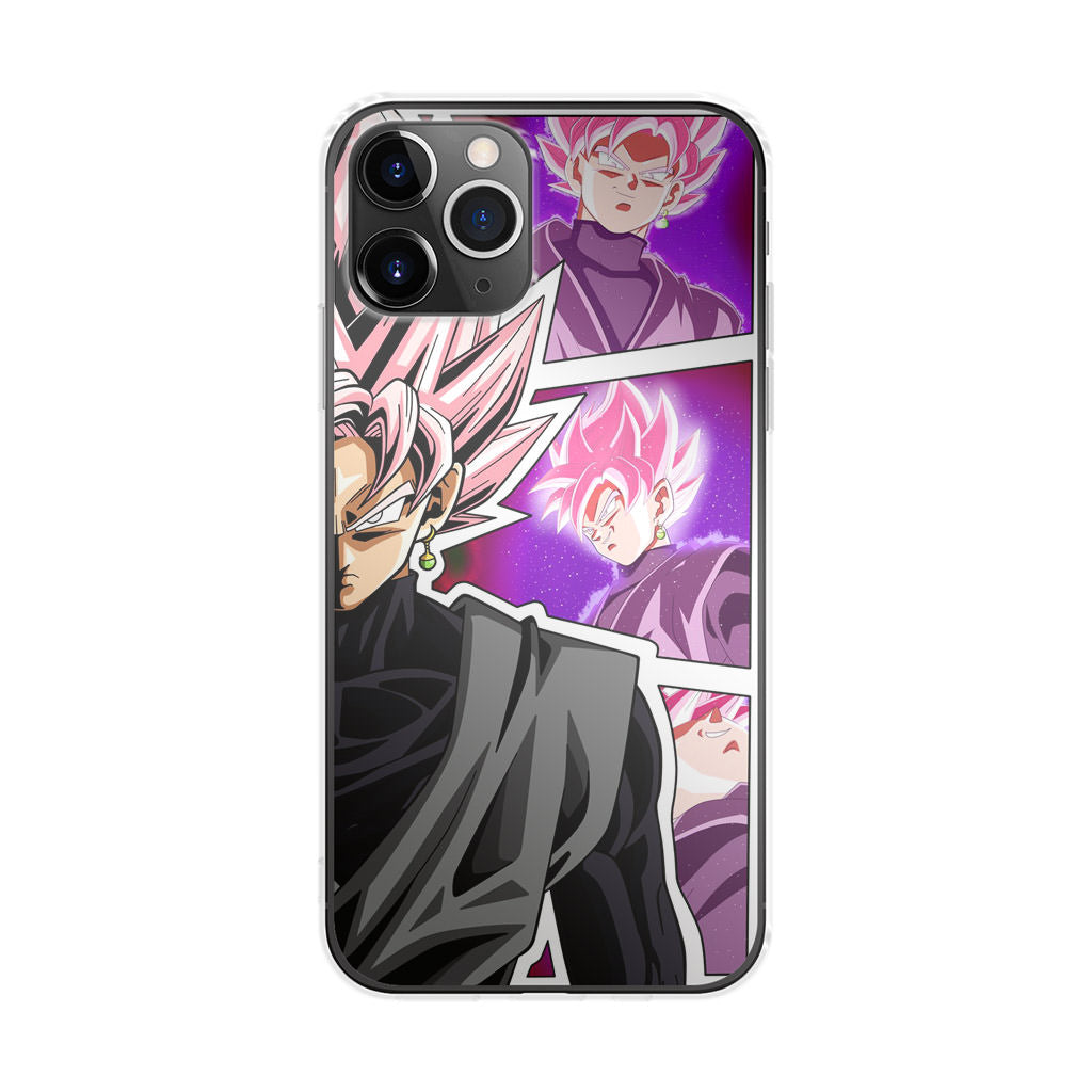 Super Goku Black Rose Collage iPhone 11 Pro Case
