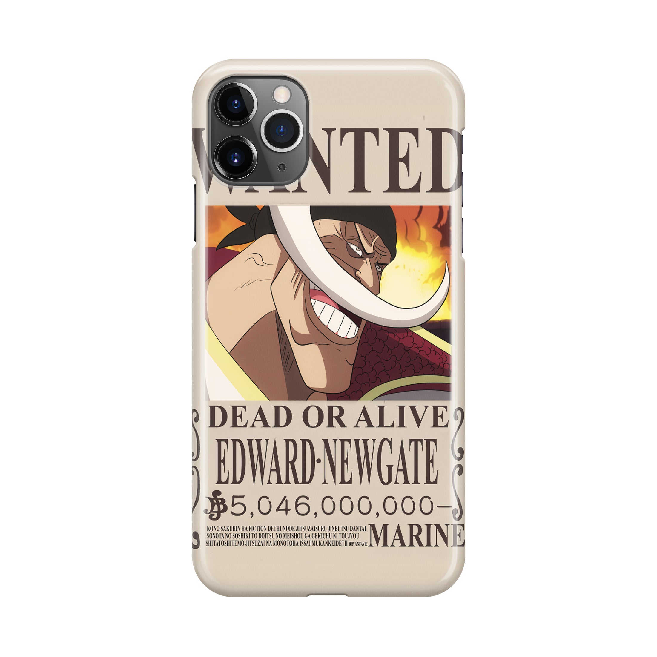 Edward Newgate Bounty iPhone 11 Pro Case