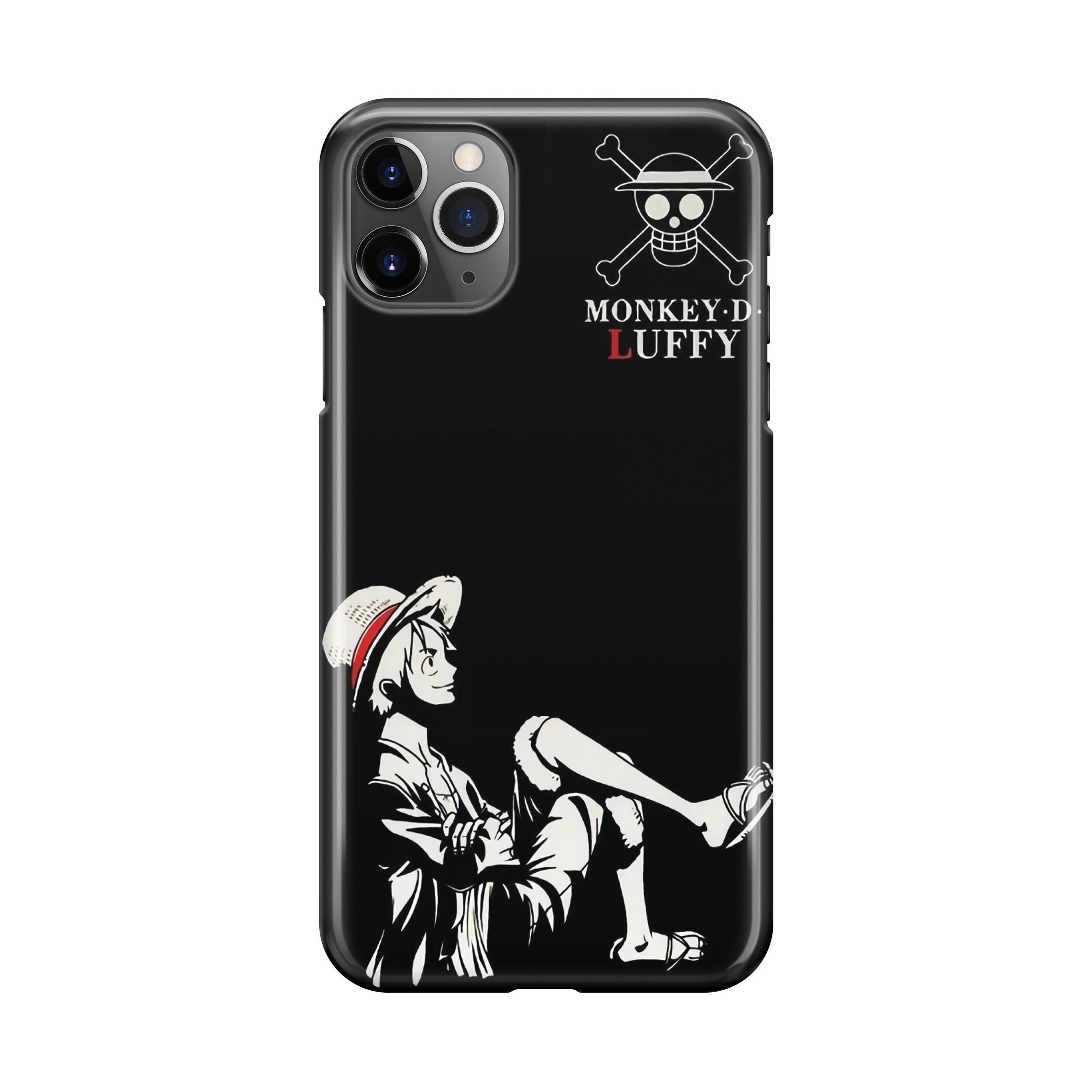 Monkey D Luffy Black And White iPhone 11 Pro Case
