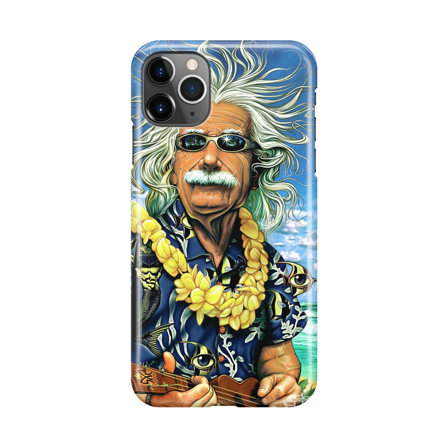 Albert Enstein On Vacation iPhone 11 Pro Max Case