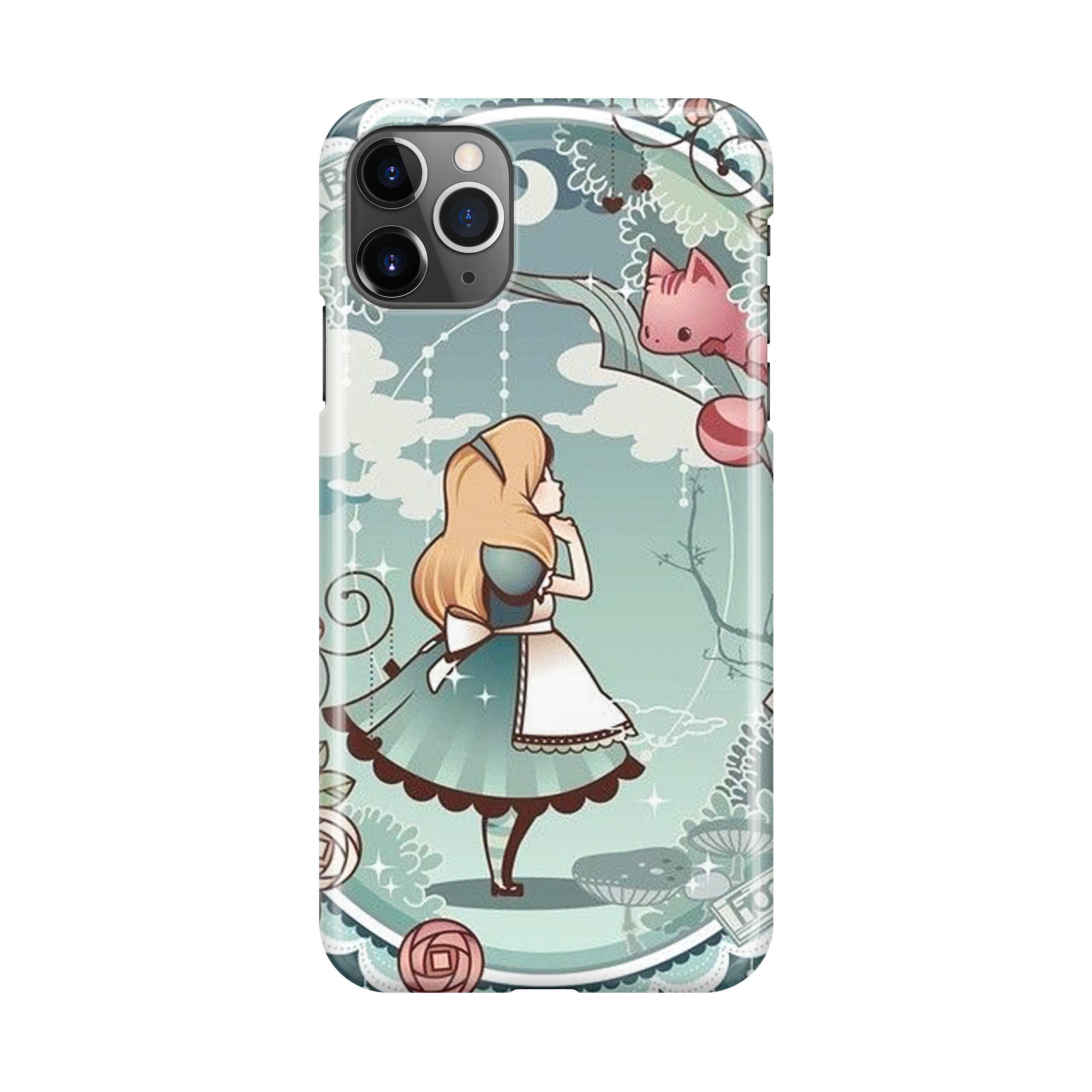 Alice And Cheshire Cat Poster iPhone 11 Pro Max Case
