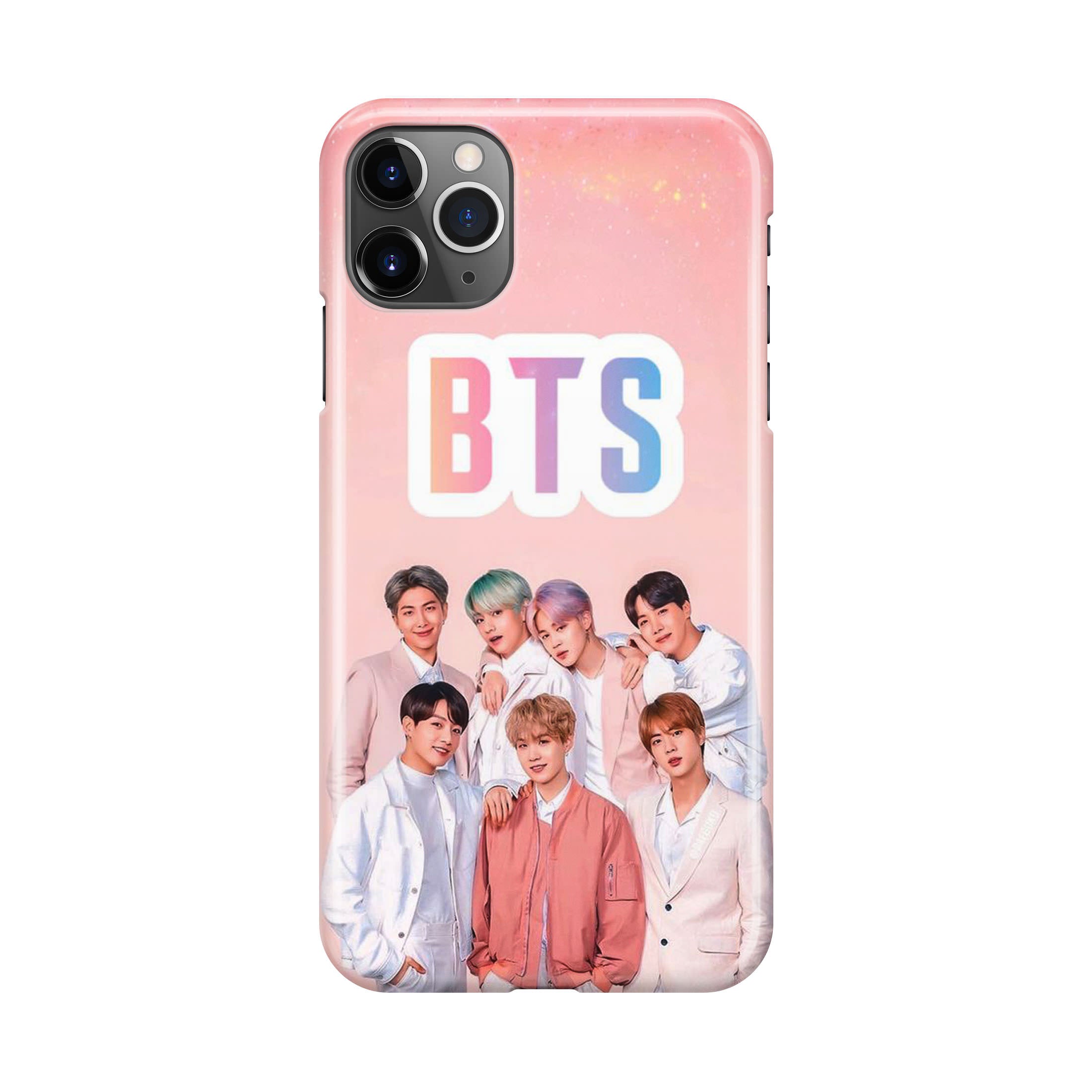 BTS Member in Pink iPhone 11 Pro Case