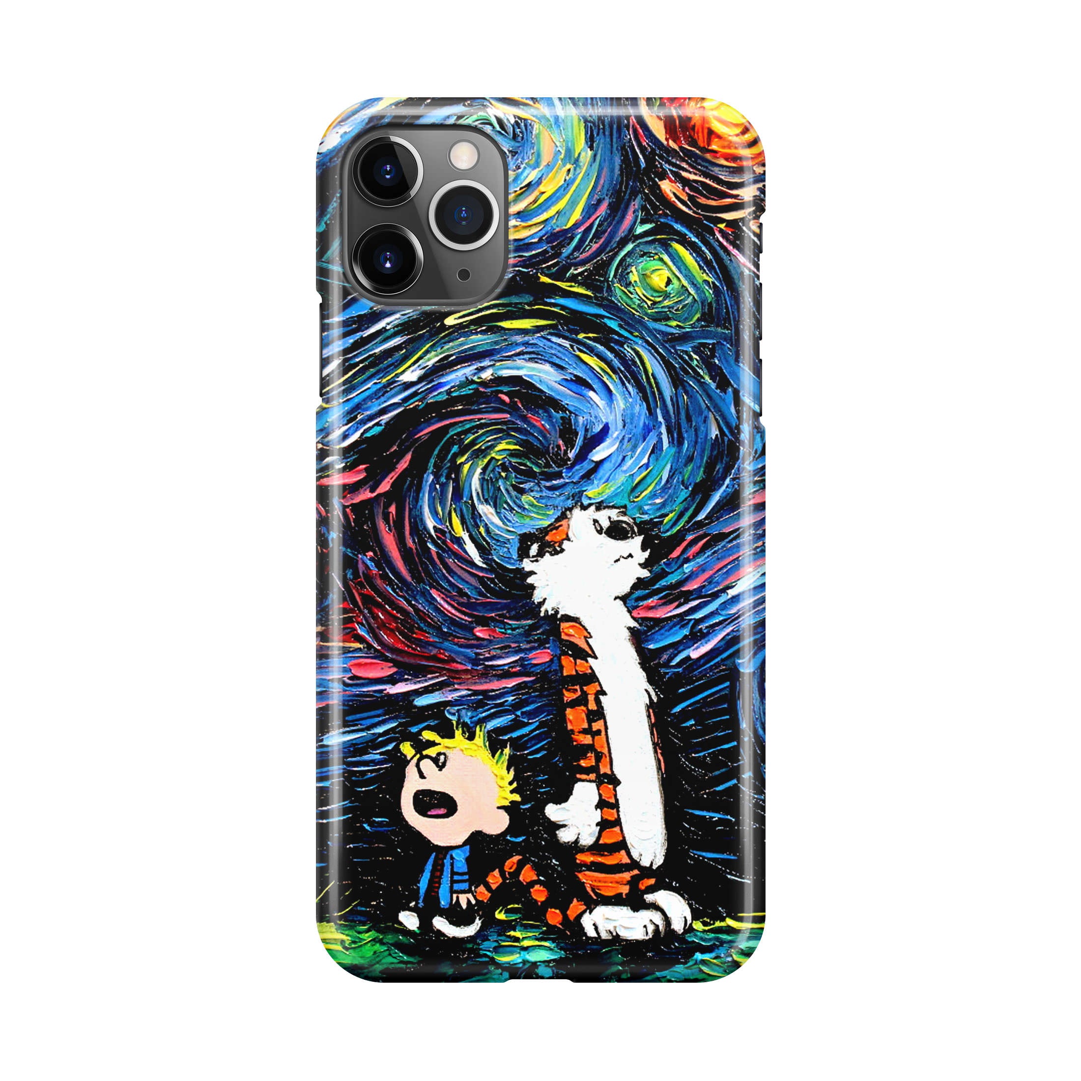 Calvin Art At Starry Night iPhone 11 Pro Max Case